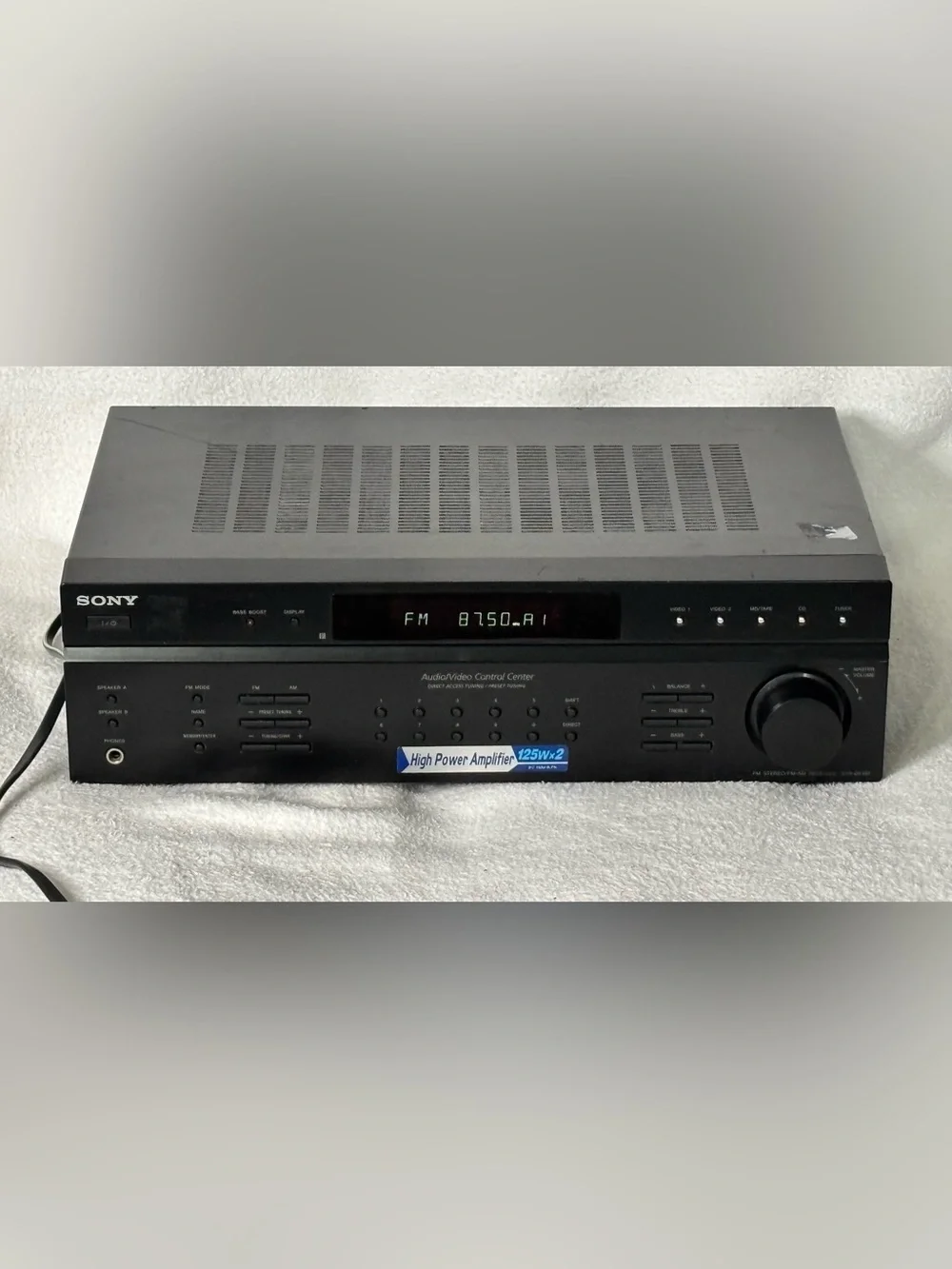 Sony Black Car Audio Video Amplifier Receiver